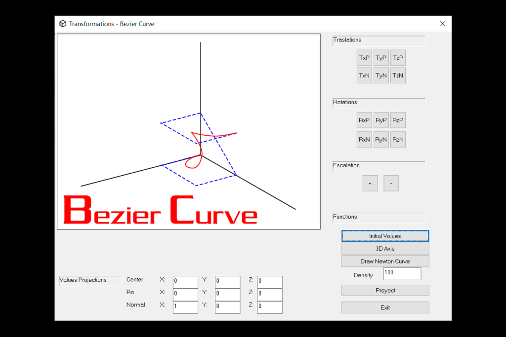 Bezier Curve in C++ Visual Studio - The World of Chaos - C++, Visual ...