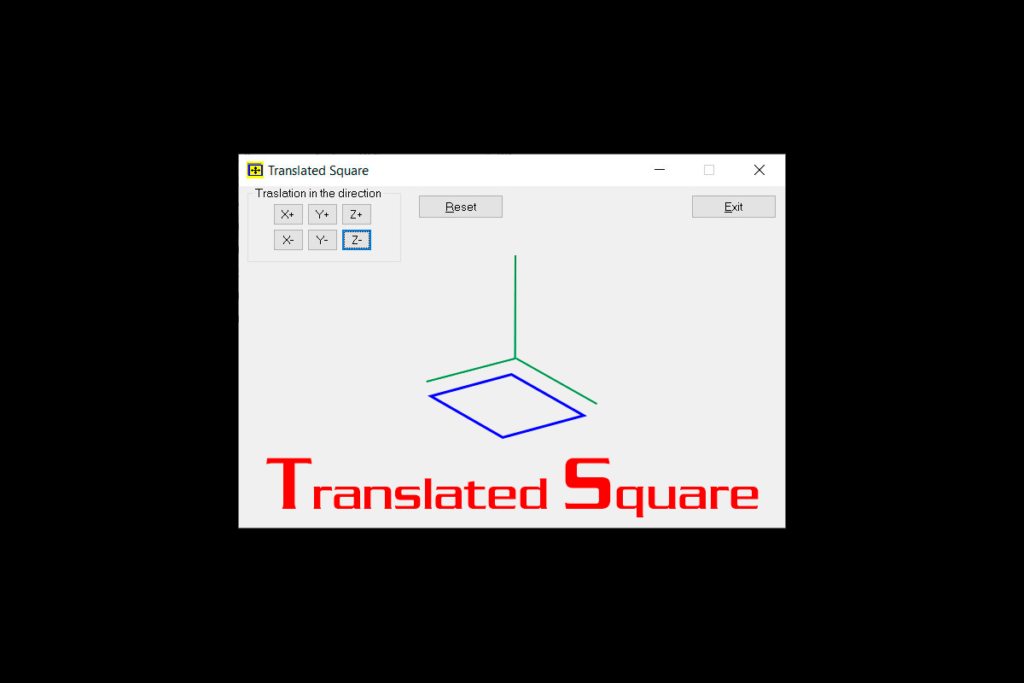 Translated Square in C++ Visual Studio - The World of Chaos - C++ ...
