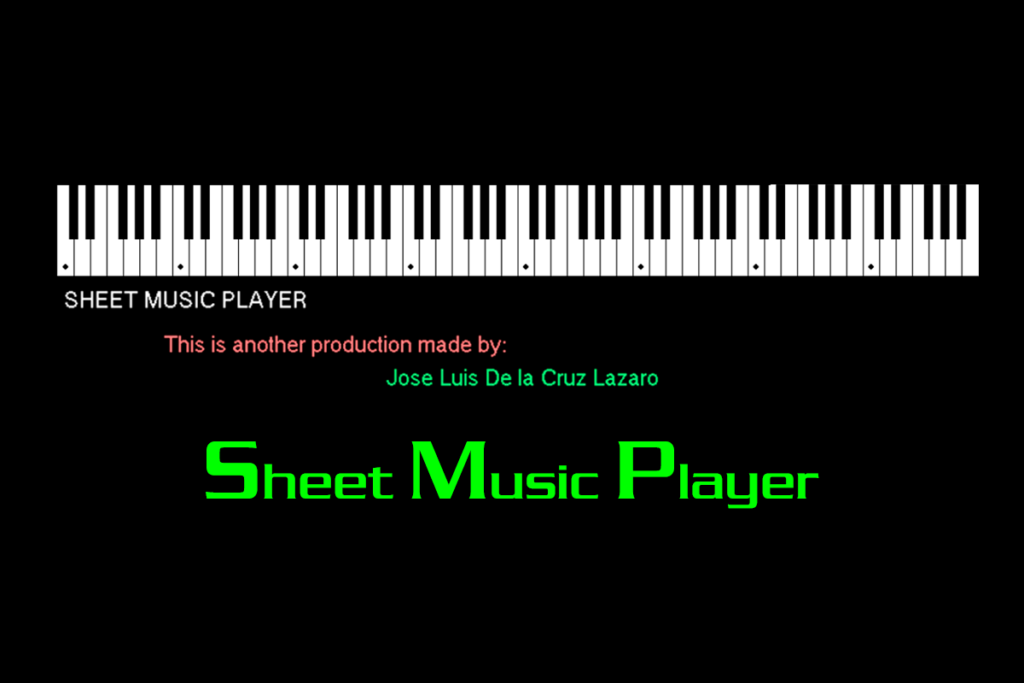 Sheet Music Player in C++, using graphics.h BGI library - The World of ...
