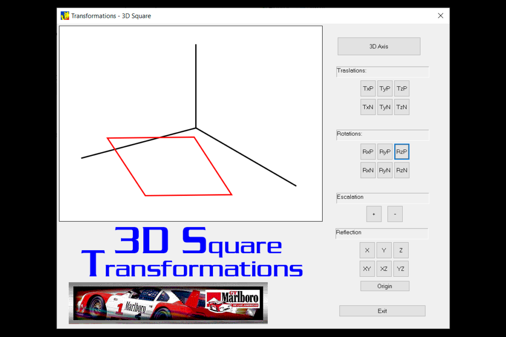 3D Square β Transformations in C++ Visual Studio - The World of Chaos ...