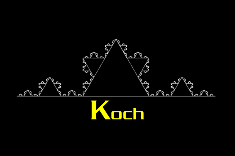 The Koch Curve in C++, using graphics.h BGI library - The World of ...